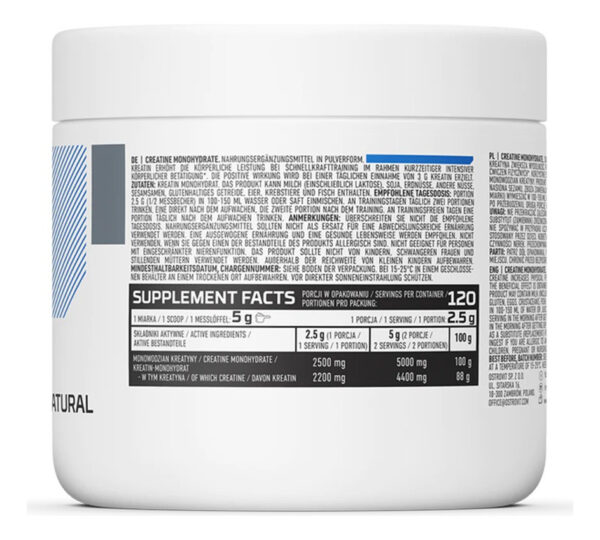 809348-MLC74052130230_012024 OstroVit Creatine Monohydrate 300g Creatina