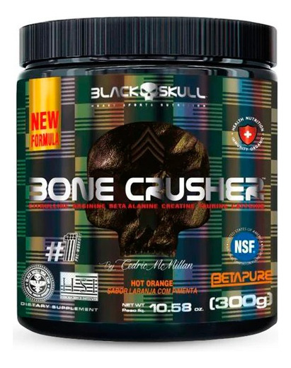 Black Skull Bone Crusher New 300g Pre Entreno
