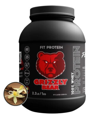 810794-MLA86751729328_072025 Suplemento En Polvo Grizzly Bear Proteína Sabor Vainilla