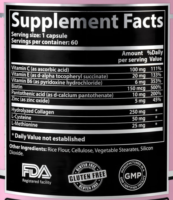 Beauty For Miss (cabello, Piel Y Uñas) 60 Caps Kiffer