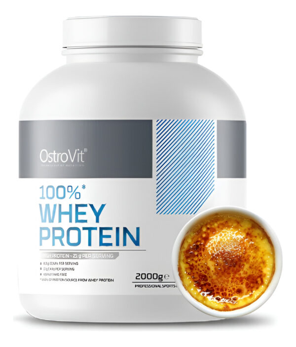 813009-MLC93472481515_092025 100% Whey Protein 2000g 66 Sv - Ostrovit + Shaker