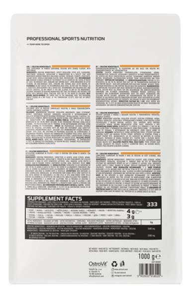 Creatine Monohydrate Ostrovit 1000 G