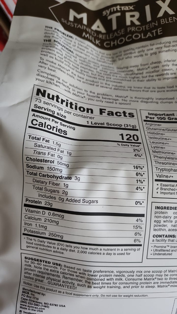 Syntrax Matrix 5.0 5 lb Proteína