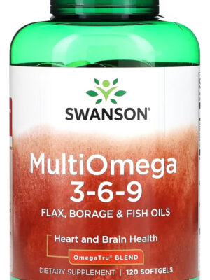 Multiomega 3-6-9 Swanson 120 Softgels
