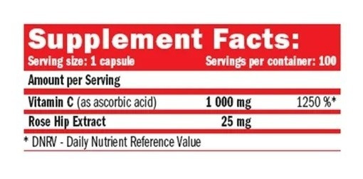 Vitamina C 1000 Mg Amix