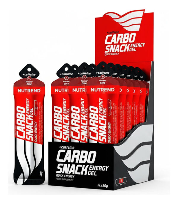 Nutrend CarboSnack + Caffeine 50g x18 Gel Energético