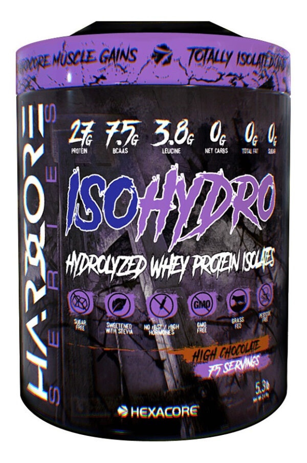 826837-MLC51969500427_102022 Hexacore Hardcore IsoHydro 5 lb Proteína