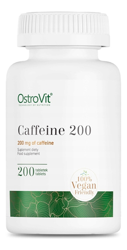 OstroVit Caffeine 200mg Cafeína 200 Tabletas