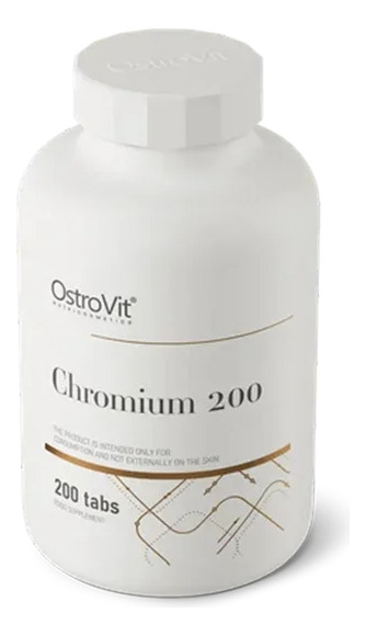 828698-MLA90320648365_082025 Picolinato Chromium 200mg 200 Tabs Sabor Sin Sabor