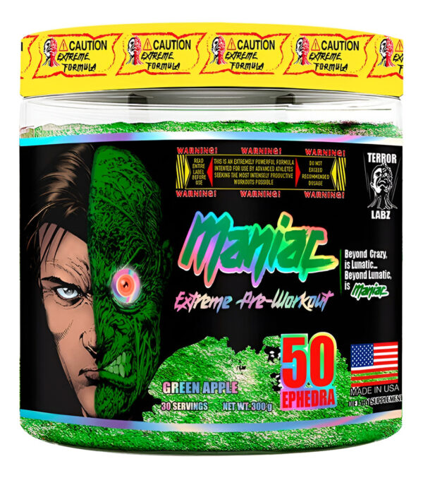 829172-MLC89899320530_082025 Terror Labz Maniac 30 Servicios Pre-Workout