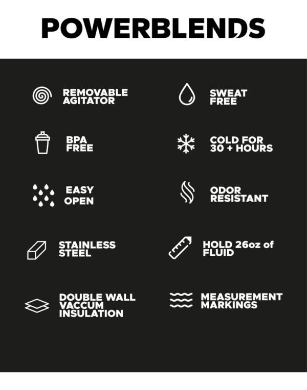 Shaker Acero Inoxidable  Coldshaker De Powerblends