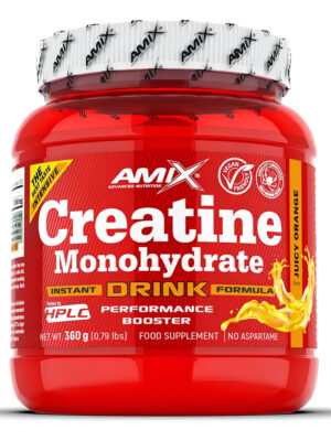 833164-MLA92739383613_092025 Creatine Monohydrate Con Sabor Drink 360gr Amix Sabor Juicy Orange
