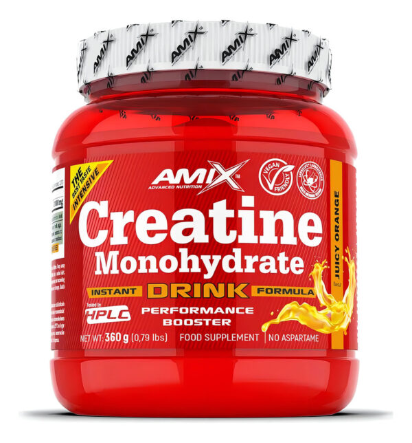 Creatine Monohydrate Con Sabor Drink 360gr Amix Sabor Juicy Orange