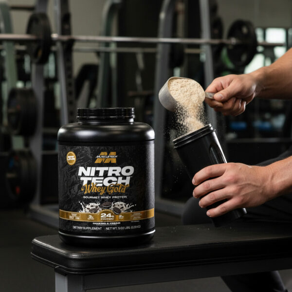 MuscleTech Nitro-Tech 100% Whey Gold 5 lb Proteína 7 Sabores