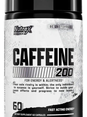837128-MLA82475323743_022025 Nutrex Caffeine 200 Cafeina 60 Capsulas