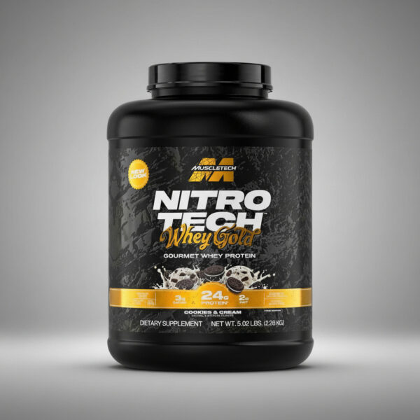 MuscleTech Nitro-Tech 100% Whey Gold 5 lb Proteína 7 Sabores