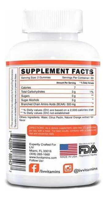 843057-MLC73733133854_012024 Bcaa Gummy Life Infusing 60 Count