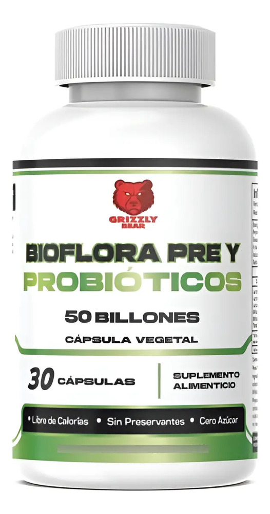 Grizzly Bear Bioflora Probiótico 30 Caps