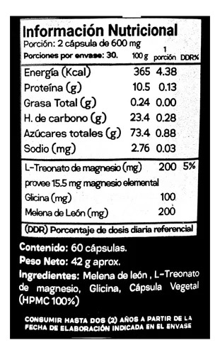 Grizzly Bear Neuro-Activ 60 Cápsulas