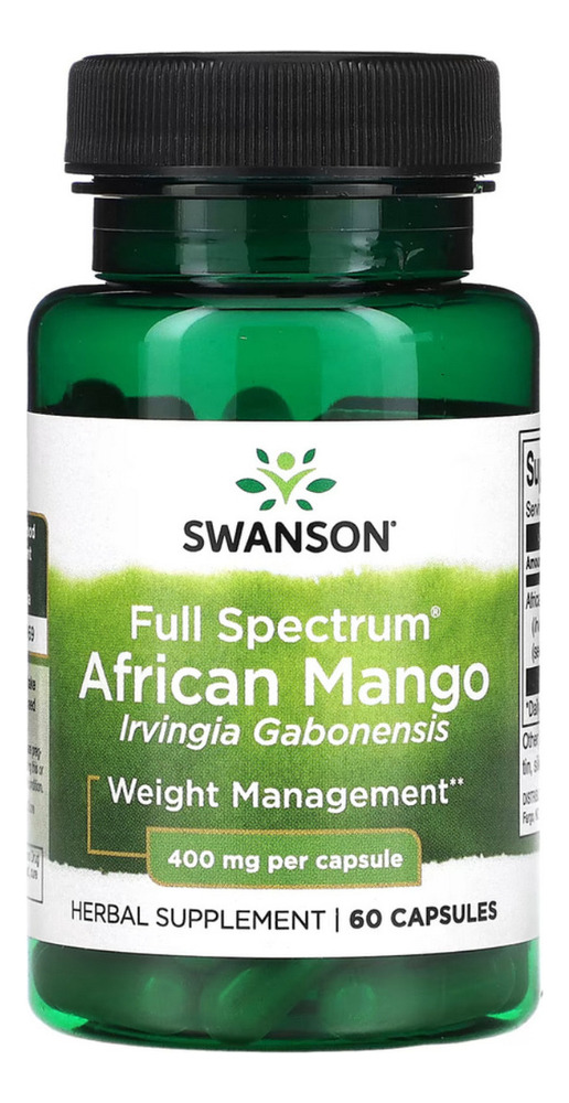 Mango Africano African Mango Made Usa Swanson Quemador Grasa