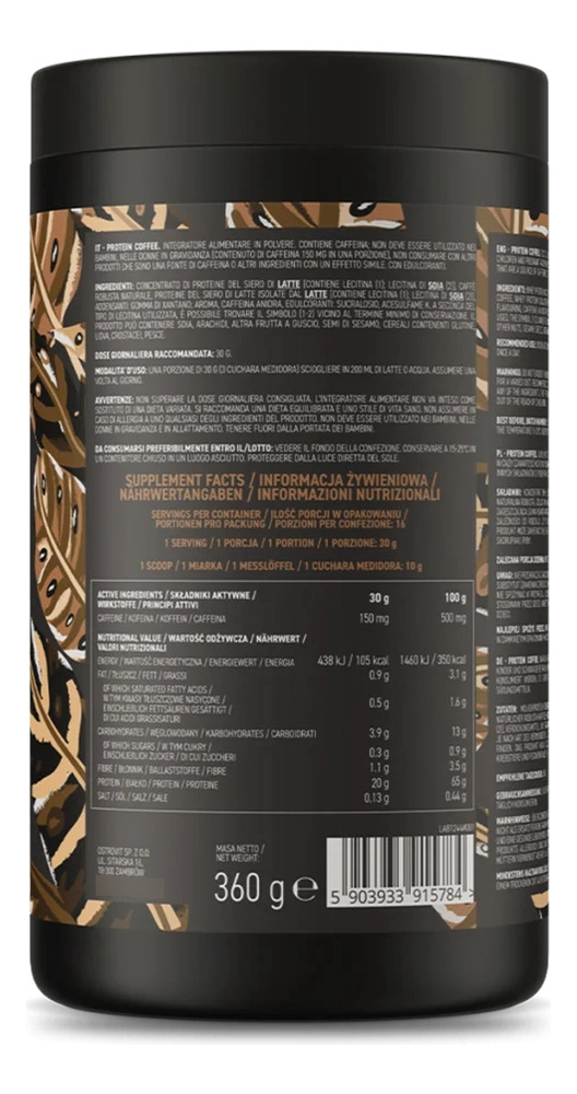 Protein Coffee Ostrovit Chocolate 360g