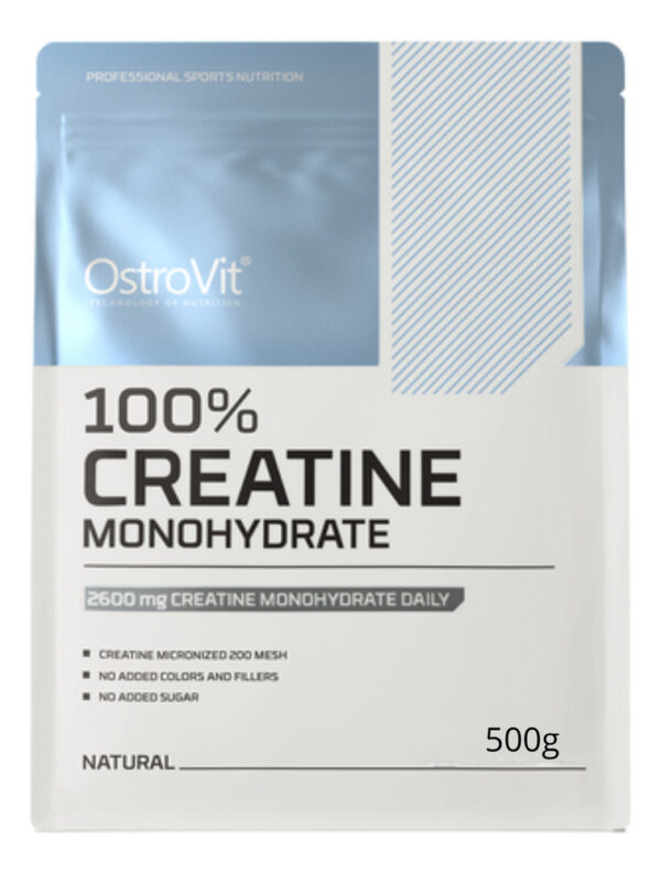 Creatine Monohydrate 500gr 200 Sv Sin Sabor - Ostrovit
