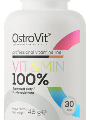 850041-MLA81693086243_122024 Multivitaminico Vit&min 100% 30 Caps Ostrovit Sabor Sin Sabor