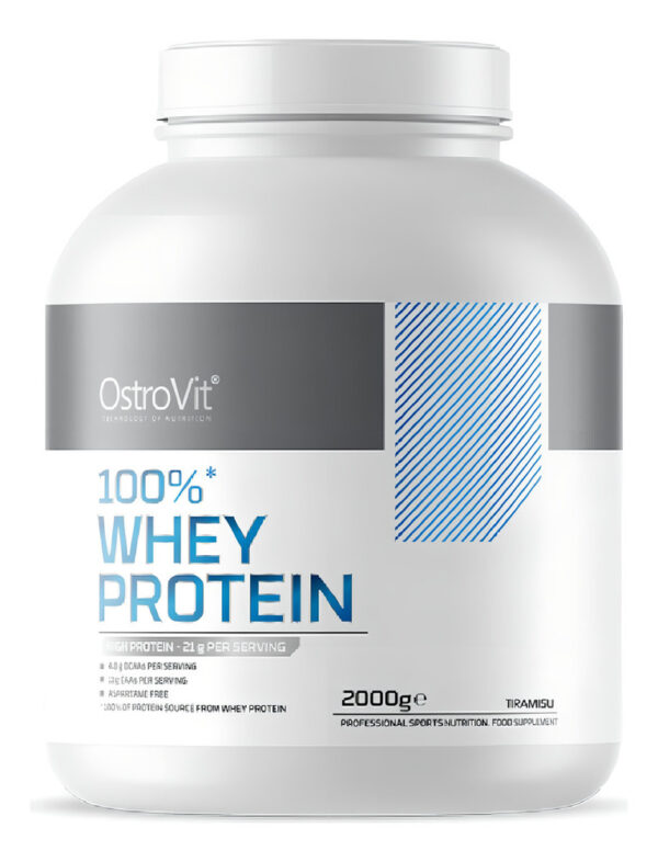 Proteína Whey Ostrovit 2kg Tiramisu 66 Porciones Alta Solubilidad