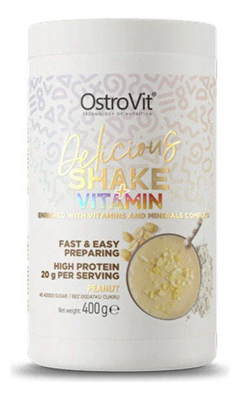 Delicious Shake + Vitamin 400g Sabor Peanut