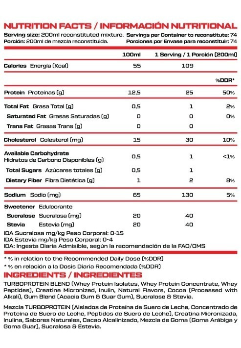 100% Whey Turbo 5 LB Proteína