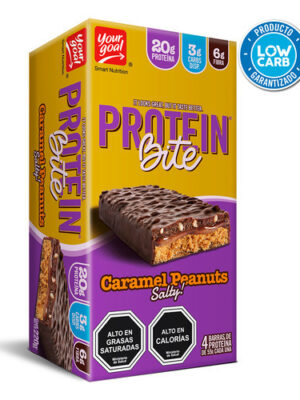 Barras De Proteina Protein Bite Sabor Caramel & Peanuts Salt