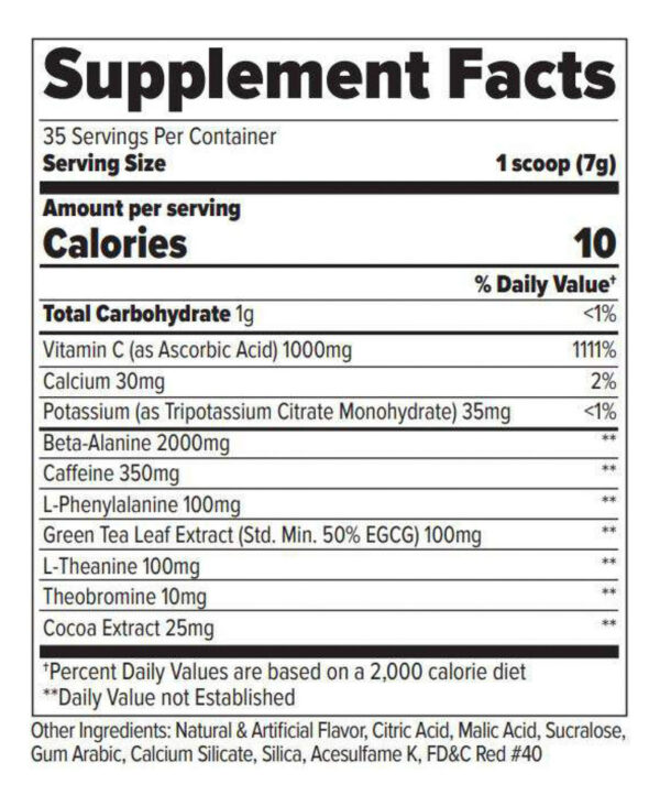 Stimul8 Super Pre-workout - 35 Serv - Blue Raspberry