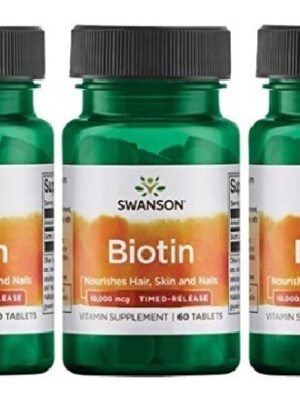 Biotin 10.000mcg 60 Cap Swanson