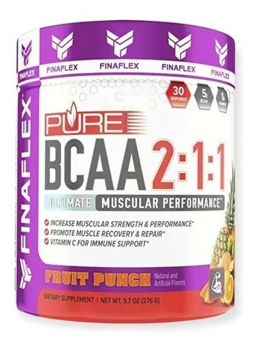 FinaFlex BCAA 2:1:1 + Vitamina C 30 SV Aminoácidos