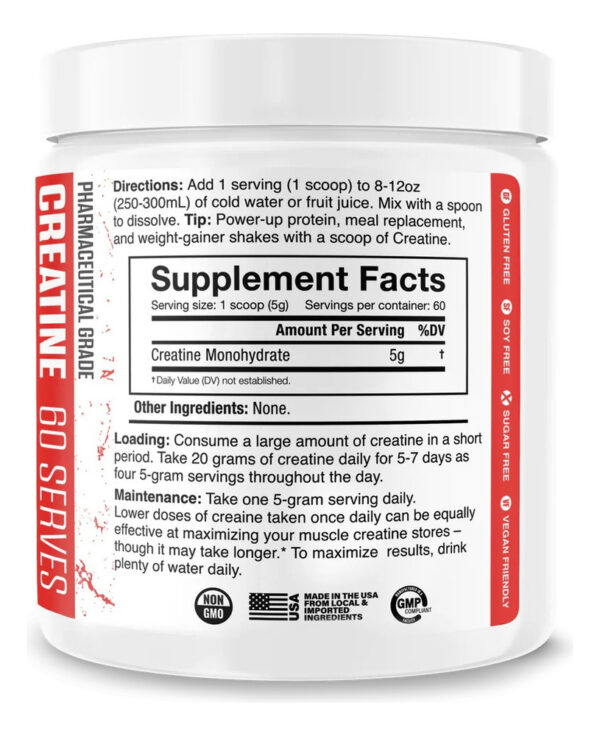 The Curse! Creatine Monohydrate 300 Gr 60 Sv Sin Sabor