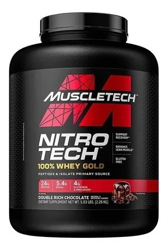 Nitrotech Whey Gold Muscletech - 5lbs - sabores