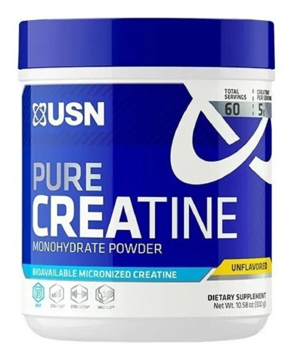 Creatina Monohidrato 300grs 60 Serv Usn