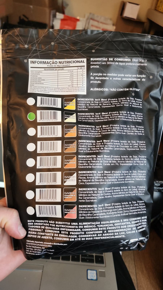 Xpro Nutrition Iso-x 900g Polvo Isolate Protein Bolsa