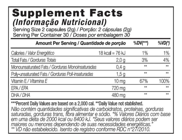 Omega 3 Black Skull  60 Caps