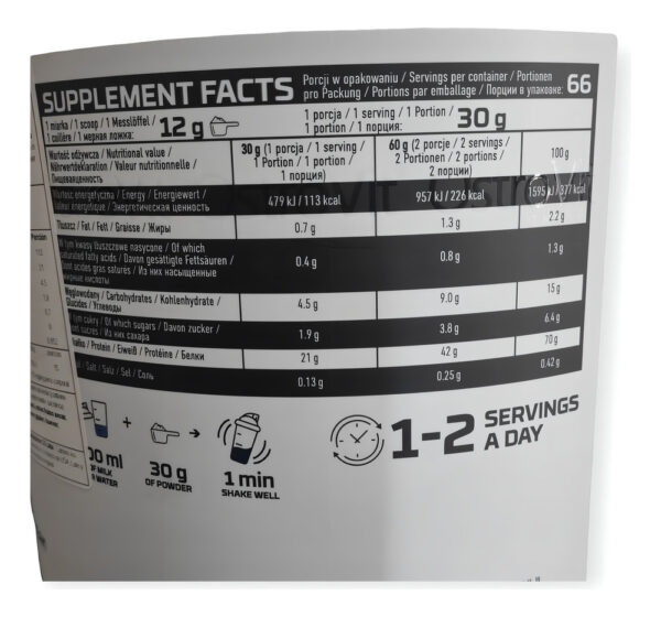 Proteína Whey Ostrovit 2kg Tiramisu 66 Porciones Alta Solubilidad