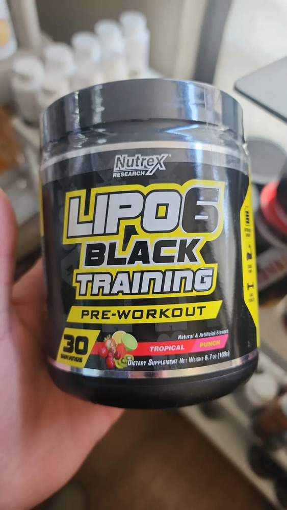 Nutrex Lipo 6 Black Training 30 Sv