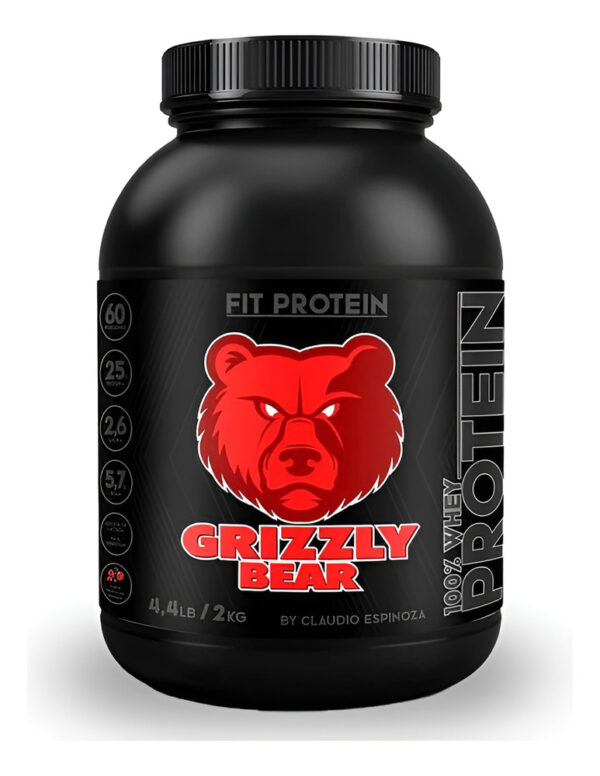 Fit Protein 4.4lb Grizzly Bear + Shaker Disponible