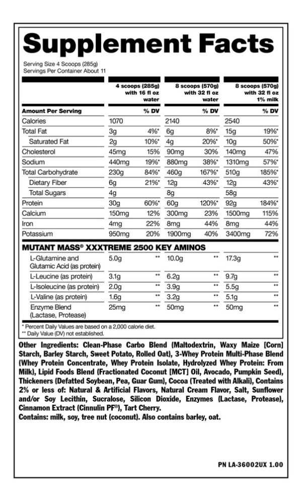 Mutant Mass Extreme 2500 12 lb