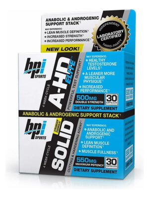 Ahd Elite 30 Caps + Solid 30 Caps Bpi