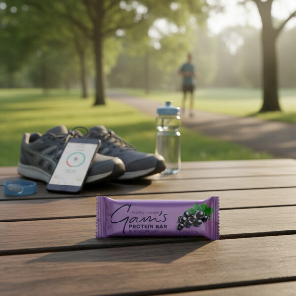 Gams Vegan Protein Bar Blackcurrant 50g ( Unidad)