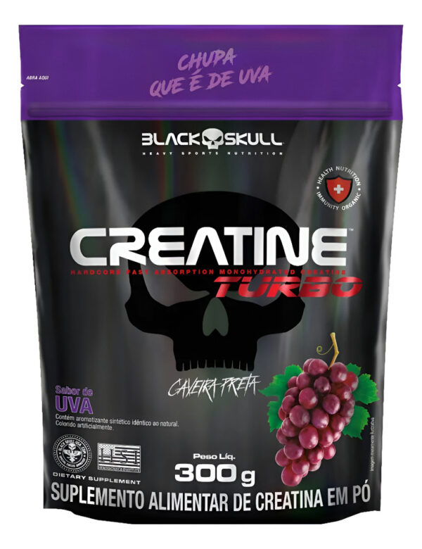 Black Skull Creatine Turbo 300g Creatina Sachet