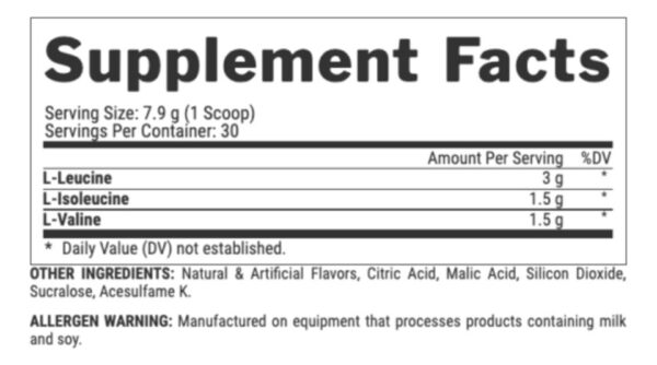 Bcaa 6000 Aminoacidos 60 Serv Nutrex