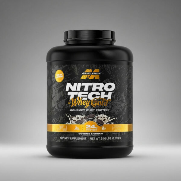 MuscleTech Nitro-Tech 100% Whey Gold 5 lb Proteína 7 Sabores