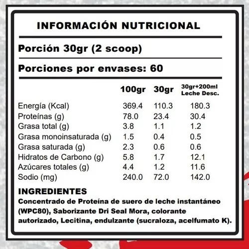 Whey Protein Wpc 80 Sabor Lucuma 4 Lbs