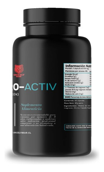Grizzly Bear Neuro-Activ 60 Cápsulas